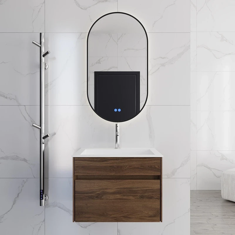 Тумба под раковину Vincea Chiara 60 VMC-2C600CO подвесная цвет C.Oak