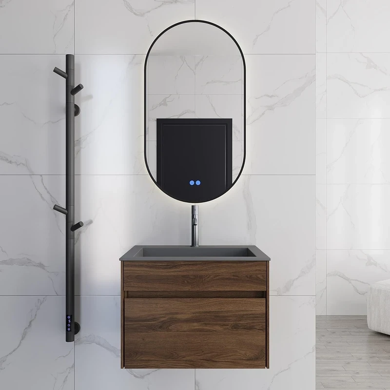 Тумба под раковину Vincea Chiara 60 VMC-2C600CO подвесная цвет C.Oak