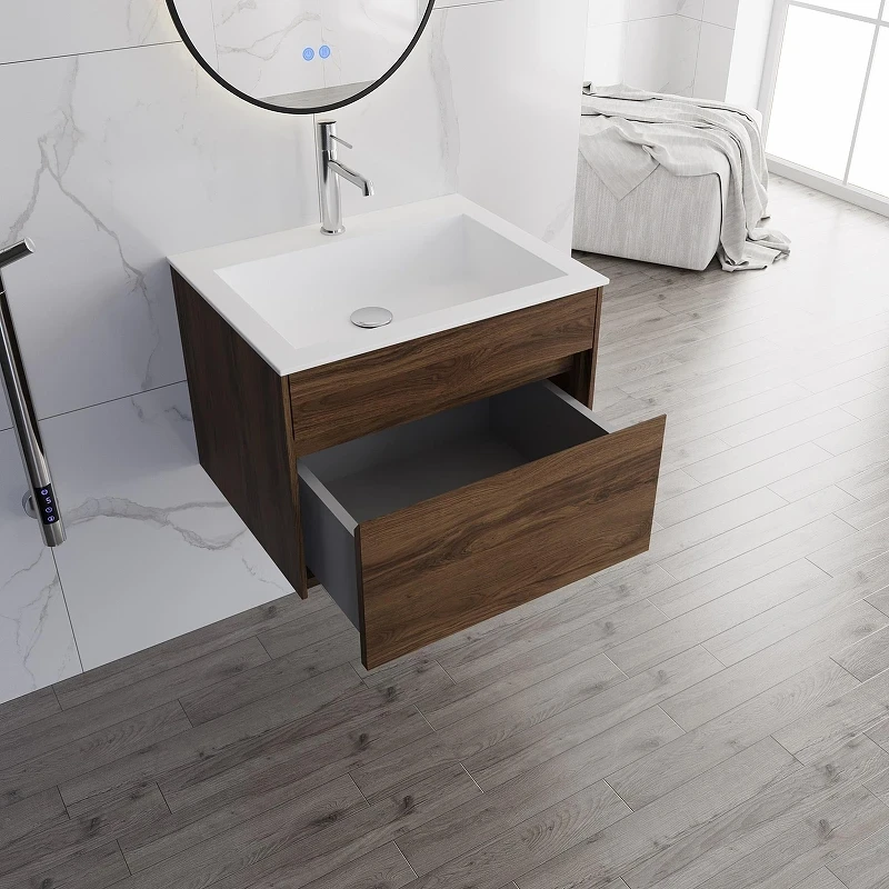 Тумба под раковину Vincea Chiara 60 VMC-2C600CO подвесная цвет C.Oak