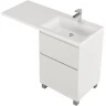 Тумба с раковиной Creto Cafor 120 R 19-W120R Белый глянец МДФ / ЛДСП