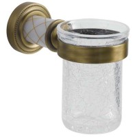 Стакан для зубных щеток Boheme Murano 10904-W-BR Бронза