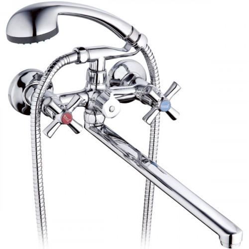 Смеситель для ванны G-Lauf QMT7-B722 универсальный Хром