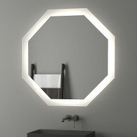 Зеркало Evoform Ledshine 100x100 BY 2507 с подсветкой 32 W - без выключателя - нейтральный белый свет стекло