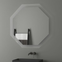 Зеркало Evoform Ledshine 100x100 BY 2507 с подсветкой 32 W - без выключателя - нейтральный белый свет стекло