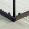 Душевой уголок Maybah Glass MGY-1324-6 1000x1000x1950 раздвижной профиль Черный стекло прозрачное