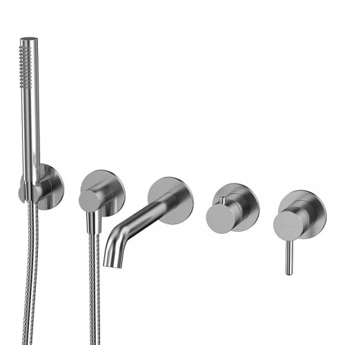 Смеситель для ванны Whitecross Y brushed nickel YSET1240NIB цвет Никель брашированный