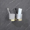 Стакан для зубных щеток Gappo G0708-3 двойной цвет Золото