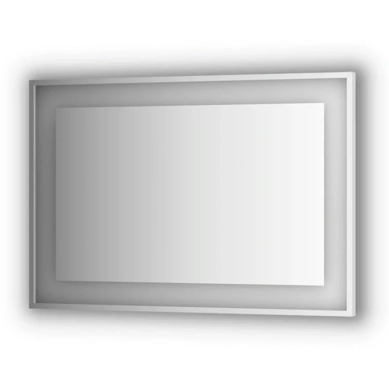 Зеркало Evoform Ledside 75х110 Сталь стекло