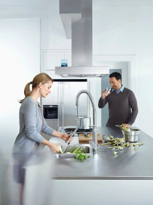 Смеситель для кухни Grohe K7 32950000 Хром латунь