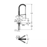 Смеситель для кухни Grohe K7 32950000 Хром латунь