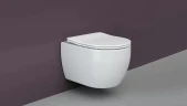 Комплект унитаза Ceramicanova Play CN3001 с инсталляцией WellWant Standart 50 WWISI1110B с сиденьем Микролифт и клавишей смыва Хром глянцевый фарфор подвесной