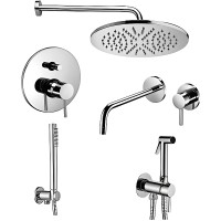 Комплект смесителей Paffoni Light KITZLIG015CR006 Хром латунь