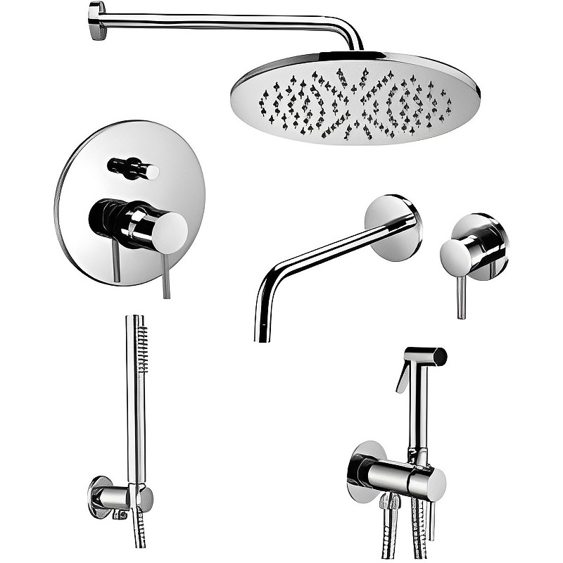 Комплект смесителей Paffoni Light KITZLIG015CR006 Хром латунь