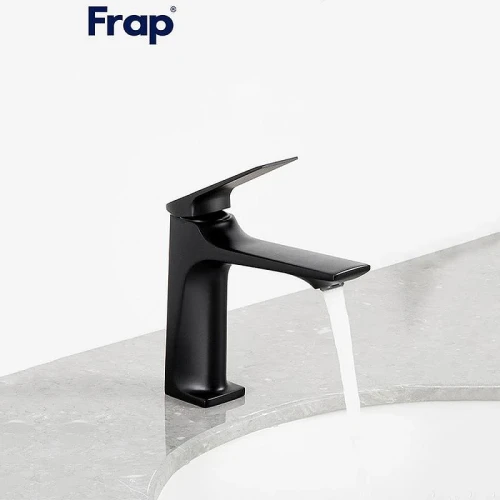 Смеситель для раковины Frap F10505-6 цвет Черный матовый