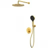 Душевая система Whitecross Y brushed gold YSET04TOPGLB Брашированное золото латунь встраиваемый