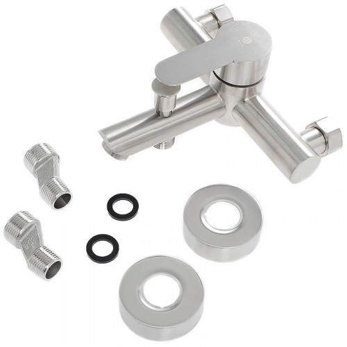 Смеситель для ванны Orange Steel M99-100ni Никель нержавеющая сталь на стену