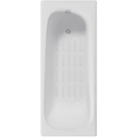 Чугунная ванна Delice Continental Limited Edition 165x70 DLR230644-AS без отверстий под ручки с антискользящим покрытием