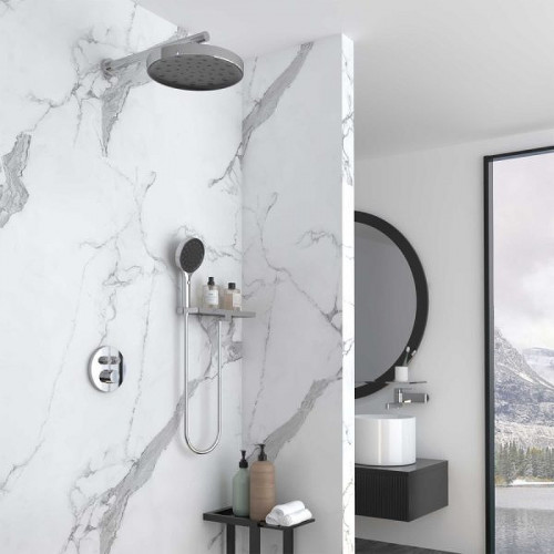 Душевая система Vincea Inspire VSFW-3I22MT2RCH с термостатом Хром латунь встраиваемый