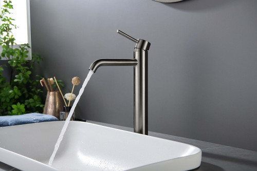 Смеситель для раковины Aquatek Европа AQ1304BGM Оружейная сталь