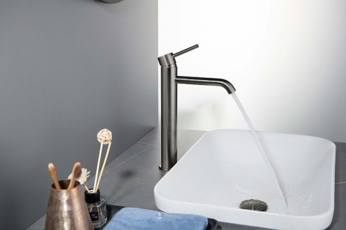 Смеситель для раковины Aquatek Европа AQ1304BGM Оружейная сталь