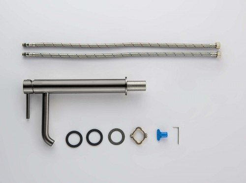 Смеситель для раковины Aquatek Европа AQ1304BGM Оружейная сталь