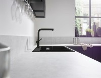 Смеситель для кухни Hansgrohe Talis M54 72808670 Черный матовый латунь