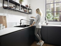 Смеситель для кухни Hansgrohe Talis M54 72808670 Черный матовый латунь