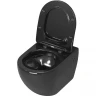 Унитаз Grossman GR-4411blackS подвесной Черный глянец с сиденьем Микролифт фаянс подвесной