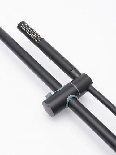 Душевая система AQUAme AQM8001MB Черная матовая латунь на стену