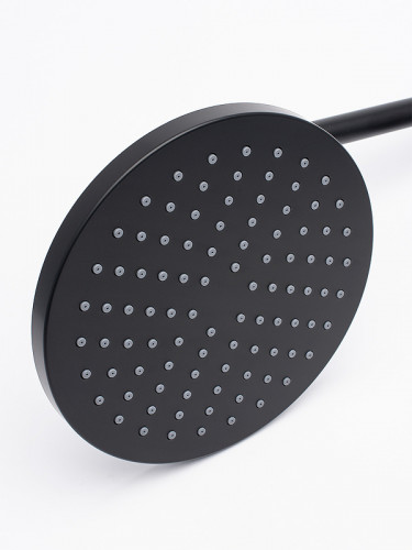 Душевая система AQUAme AQM8001MB Черная матовая латунь на стену