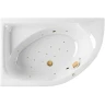 Акриловая ванна Excellent Aquarella 170x110 L WAEX.ARL17.RELAX.GL с гидромассажем