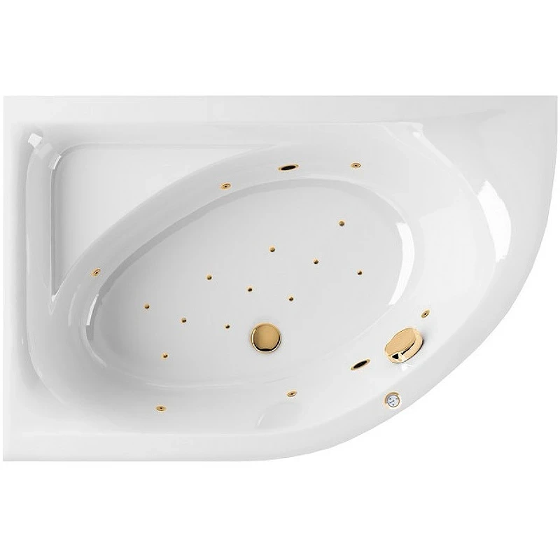 Акриловая ванна Excellent Aquarella 170x110 L WAEX.ARL17.RELAX.GL с гидромассажем