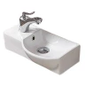 Раковина CeramaLux 40 7947AR Белая фаянс подвесная