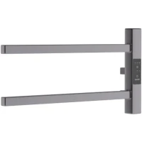 Электрический полотенцесушитель Melodia della vita Drumsticks Quadro Ferrum 40х18 П2 MTRDQF4018gt Графит