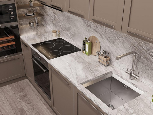 Кухонная мойка Oulin 51,6 OL-FU114 (VA8109) цвет Сатин