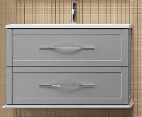 Тумба под раковину Cezares Tiffany 75 55242 подвесная Grigio Nuvola МДФ / ЛДСП