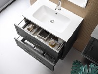 Тумба под раковину Cezares Tiffany 75 55242 подвесная Grigio Nuvola МДФ / ЛДСП
