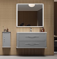 Тумба под раковину Cezares Tiffany 75 55242 подвесная Grigio Nuvola МДФ / ЛДСП
