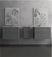Тумба под раковину Cezares Tiffany 75 55242 подвесная Grigio Nuvola МДФ / ЛДСП