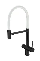 Смеситель для кухни Emar PVD ЕС - 7024 цвет WHT Black