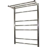 Водяной полотенцесушитель Melodia della vita Shelf Eco 50х80 П6 MTRSO5080 с полкой Полированная сталь