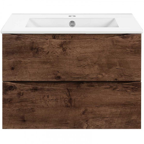 Тумба под раковину Vincea Mia Slim 60 VMC-2MC600S1RW подвесная R.Wood МДФ / ЛДСП