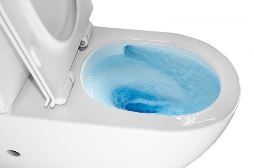 Унитаз компакт Azario Corsa Торнадо AZ-2062T цвет Белый с бачком и сиденьем Микролифт