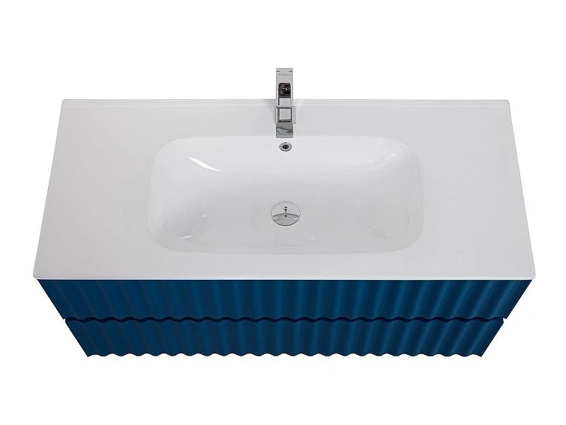 Тумба под раковину Art&Max Elegant 100 AM-ELEGANT-1000-2C-SO-SA-P подвесная цвет Сапфир