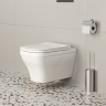 Унитаз Ambassador Benefit 203T20001R-202T20001S подвесной Белый глянцевый с сиденьем Микролифт фарфор подвесной