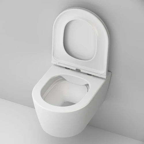 Унитаз AM.PM Func FlashClean C8F1700MWSC подвесной Белый матовый с сиденьем Микролифт фарфор подвесной