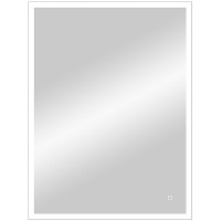 Зеркало Континент Solid 600х800 ЗЛП620 с подсветкой Серебро с сенсорным выключателем стекло