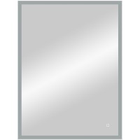 Зеркало Континент Solid 600х800 ЗЛП620 с подсветкой Серебро с сенсорным выключателем стекло
