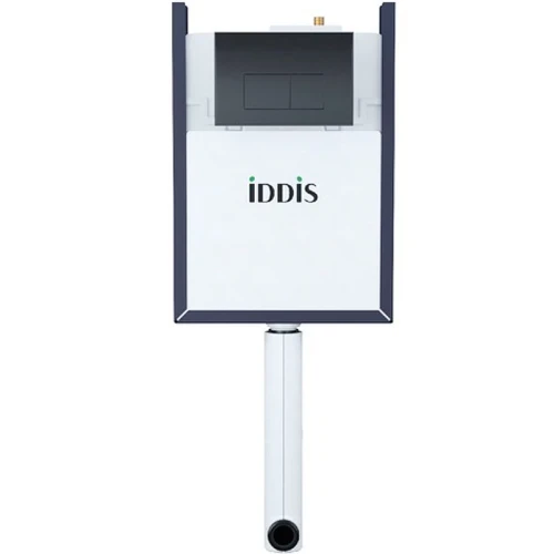 Смывной бачок Iddis Optima Home OPH0MBCi32K скрытого монтажа с Черной клавишей смыва нержавеющая сталь