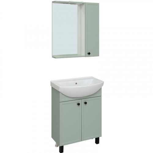 Тумба под раковину Runo Римини 65 00-00001273 Мята МДФ / ЛДСП